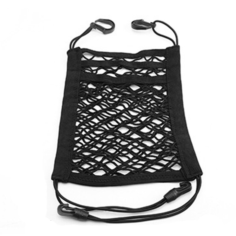 Car Dog Pet Barrier Guard Back Seat Safety Protector Mesh Net For SUV Truck Van Car Storage Bag: 3 layer