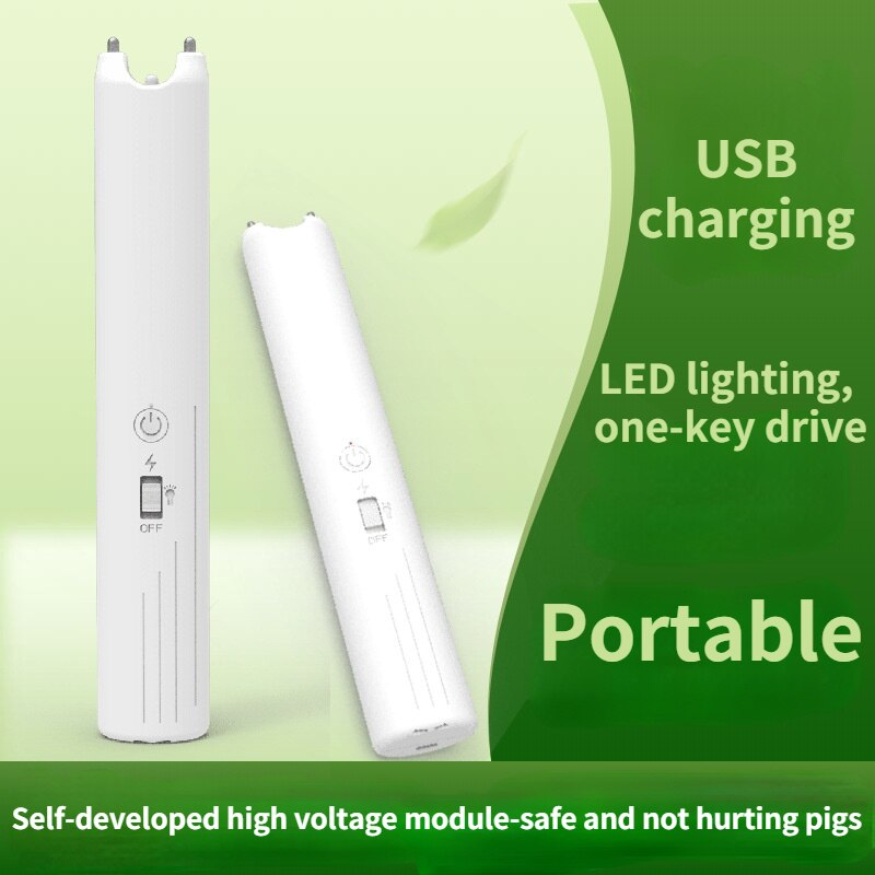 Draagbare Varken-Rijden Fokkerij Elektrische Pig-Rijden Artefact Elektrische Shock High-Voltage Pig Zweep Rijden Vee en Schapen