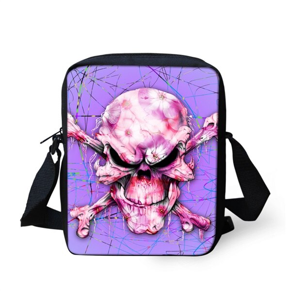 Instantarts punk graffiti kleurrijke schedel hoofd bedrukte jongen schooltassen casual kleuterschool studenten boekentassen kinderen schooltassen: Cc3530e