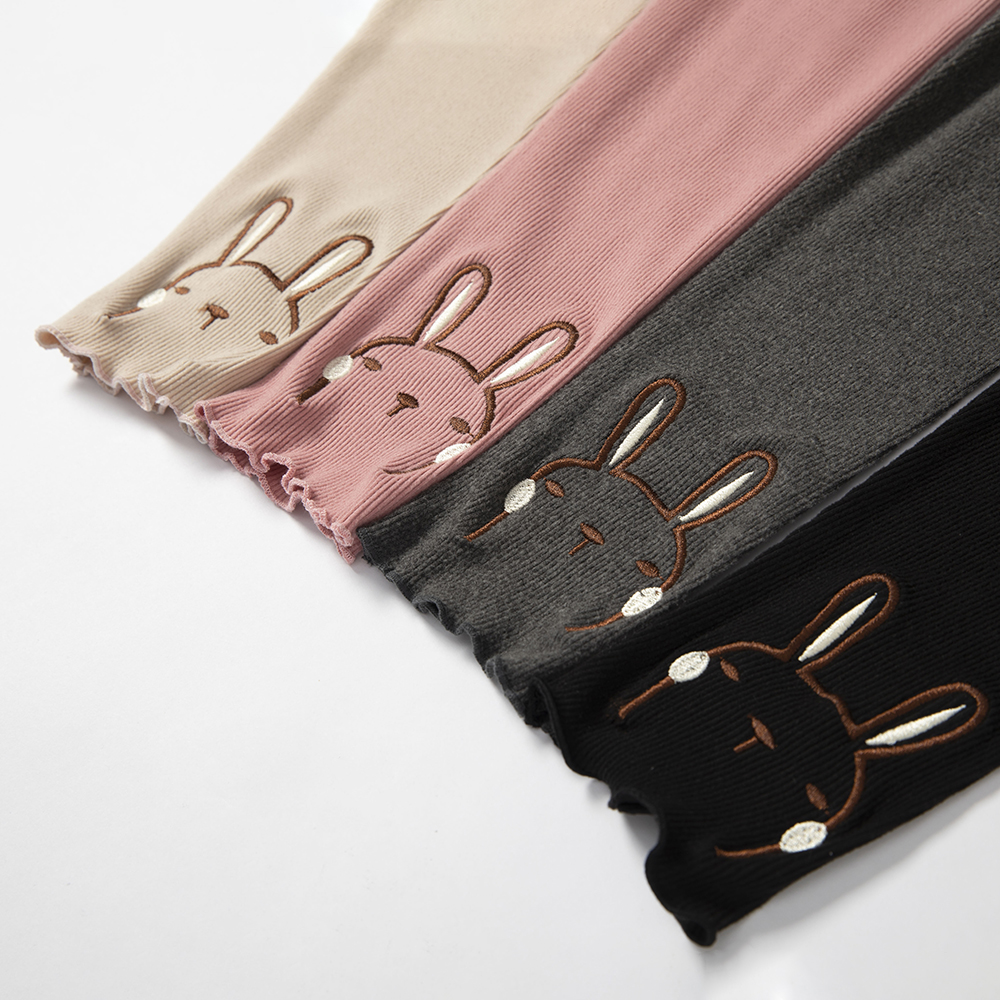 Ropa para niñas y niños de 3 a 11 años, Leggings informales, pantalones de conejo encantador, novedad de