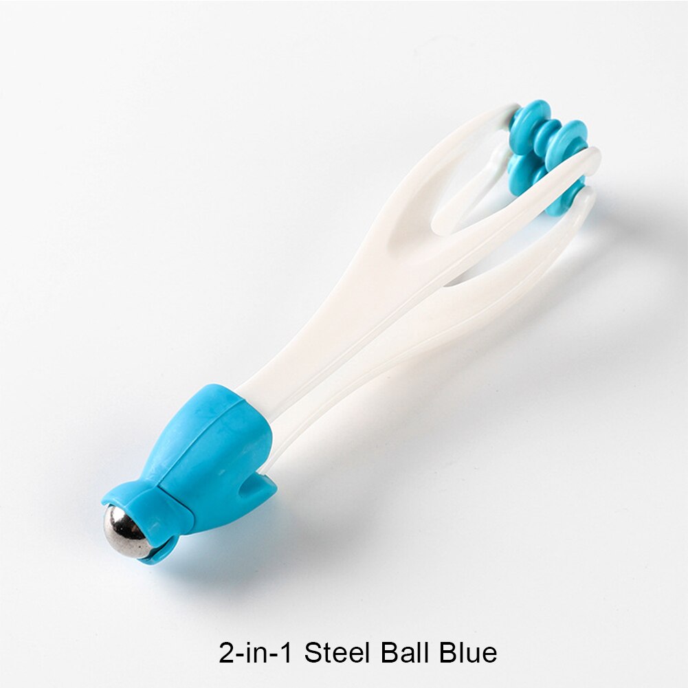 2 In1 Finger Massager Hand Acupuncture Point Knuckle Blood Circulation Massager Rollers Handheld Massager Relaxation Health Care: 04