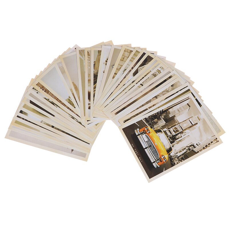 Carte postale mémoire ensemble cartes de voeux cartes cartes postales de noël offre spéciale 32 pièces classique célèbre Europe bâtiment Style Vintage