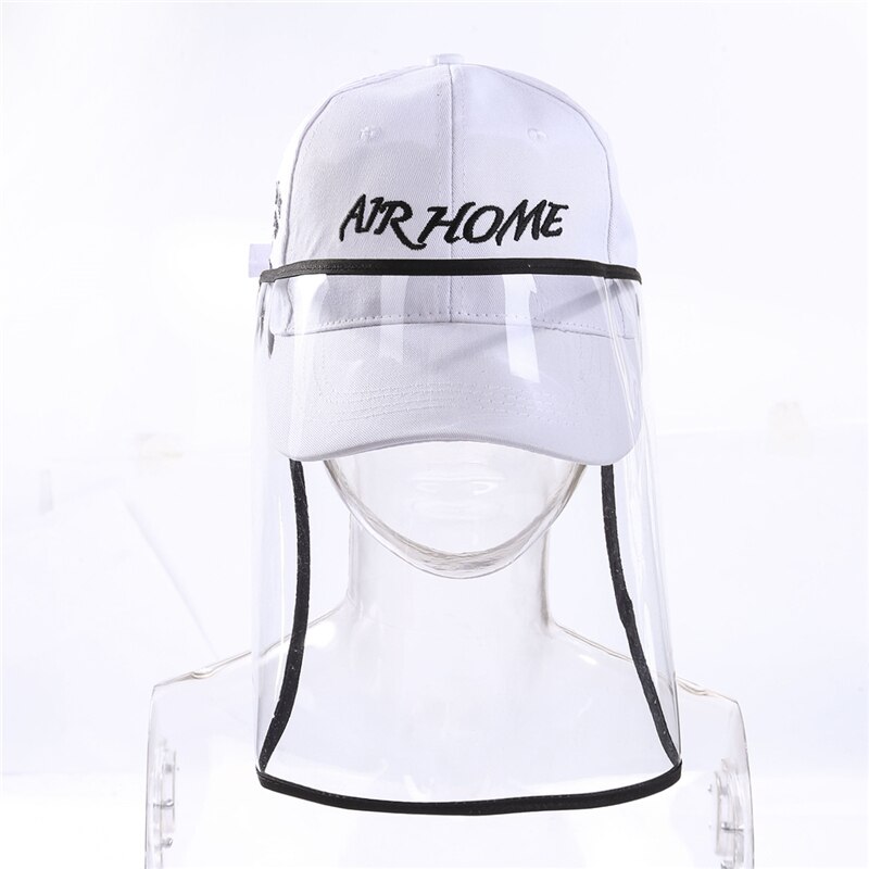 Trend Women Men Safety Baseball Hat Anti-Dust Anti- Splash Protection Removable Cover Caps Prevent Droplets Cover: 10