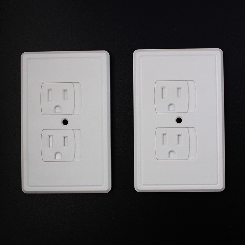 1/2/3pcs Electrical Socket Accessories US Plug Socket Cover Self Closing Socket Outlet Covers: 2pcs