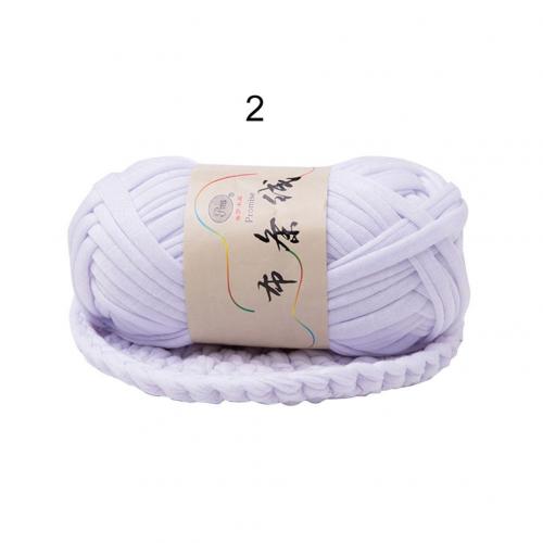 Threads for Handed knitting Yarn Hat Blanket Basket Woven Cloth Thread Thick Braided DIY Wiring Coarse Warm Crochet Fabric: Dark White