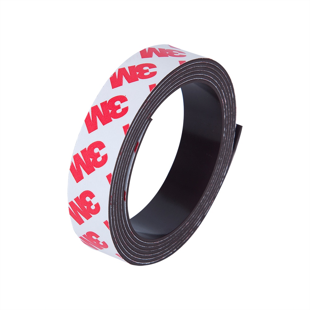 1 M 15*1mm Rubber Magnetische Strip Zelfklevende Flexibele Magnetische DIY Strip Tape Breedte 15mm Dikte 1mm 15mm x 1mm