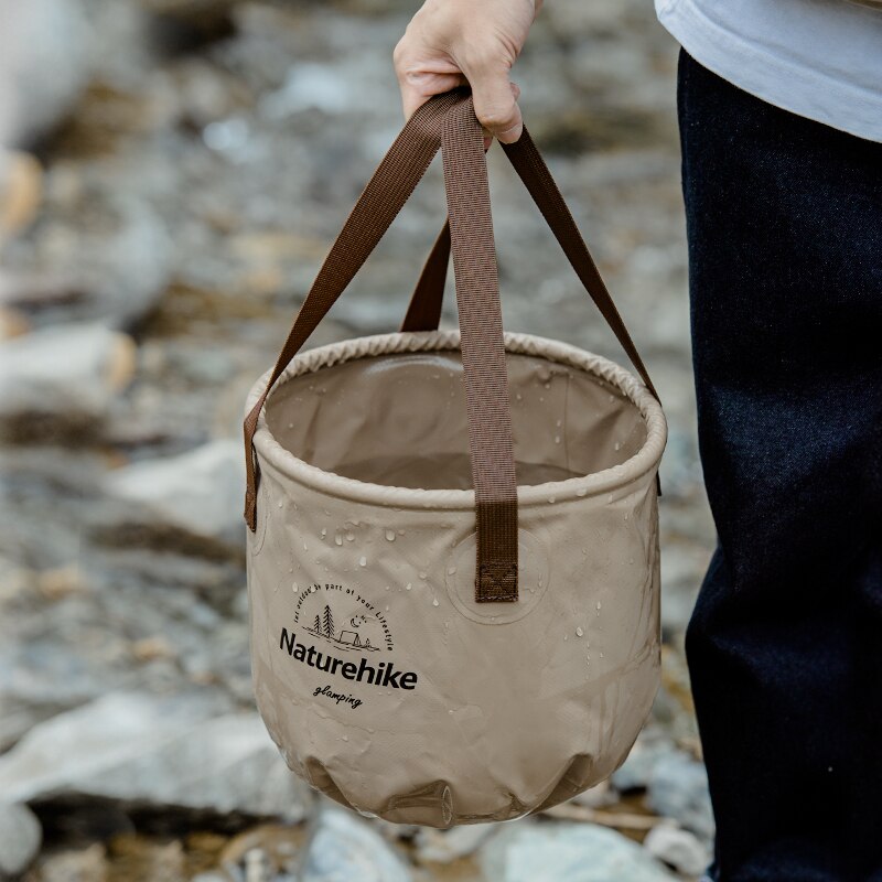 Naturehike udendørs camping vandspand ultralet foldbart vandbassin bærbar udendørs picnic vandpose