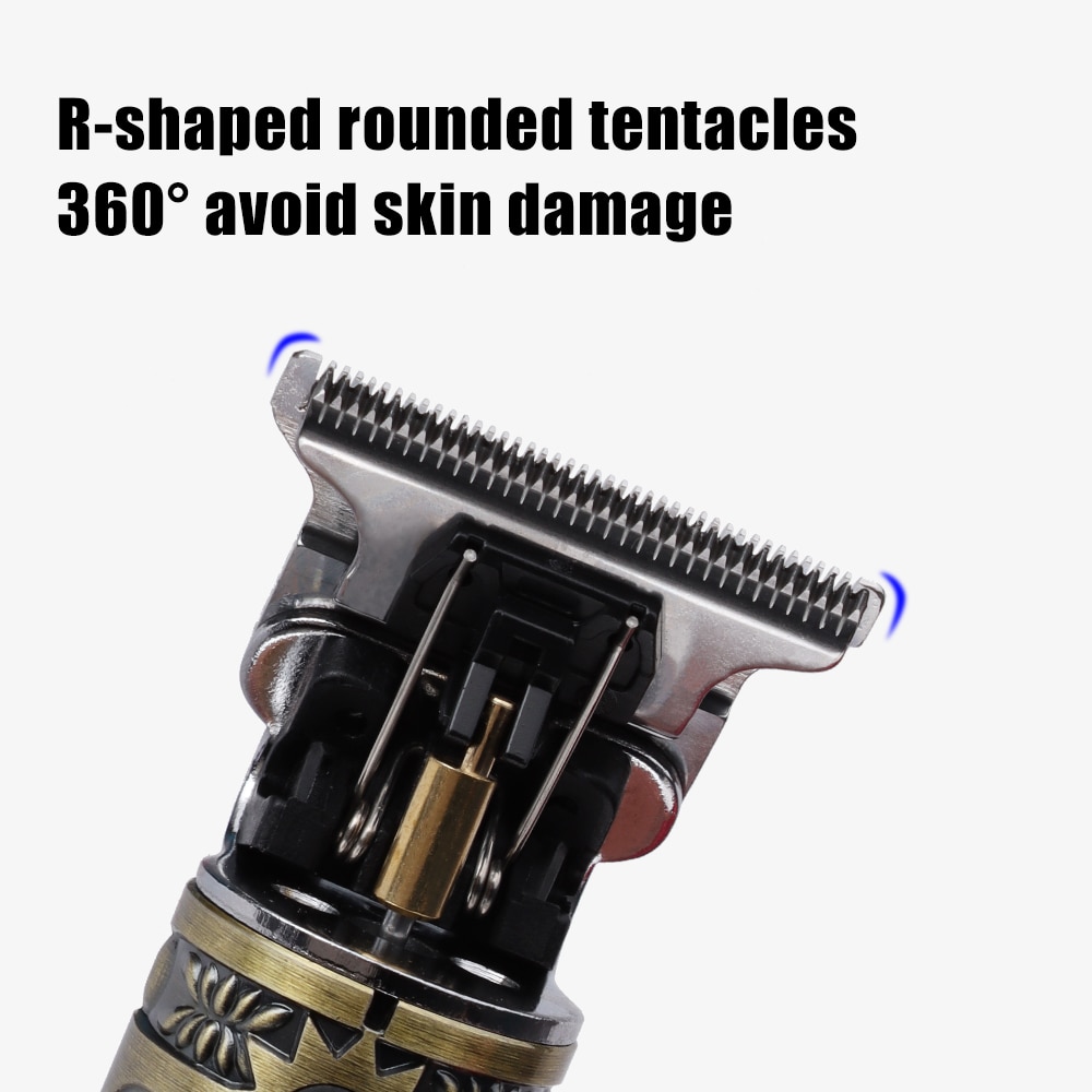 T9 0Mm Professionele Tondeuse Baard Trimmer Elektrische Oplaadbare Mannen Haar Scheerapparaat Baard Kapper Hair Cut Snijden Machine