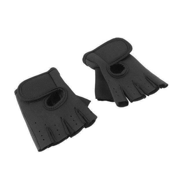 Delle Donne di marca Guanti Palestra Fitness Esercizio Bicicletta Bodybuilding Guanti Senza Dita Guanti Palestra Sollevamento Pesi Uomo Fitness Femminile: Black / M.