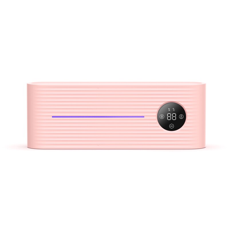 Youpin Sothing Zahnbürsten-Sterilisatorhalter - UV-Licht, Antibakteriell, Automatischer Zahnpasta-Spender: UV-Box Rosa