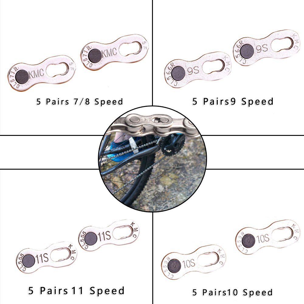 Bike Bike Chain Links Bicycle Chain Master Link For 7/8/9/10/11 Speed Steel