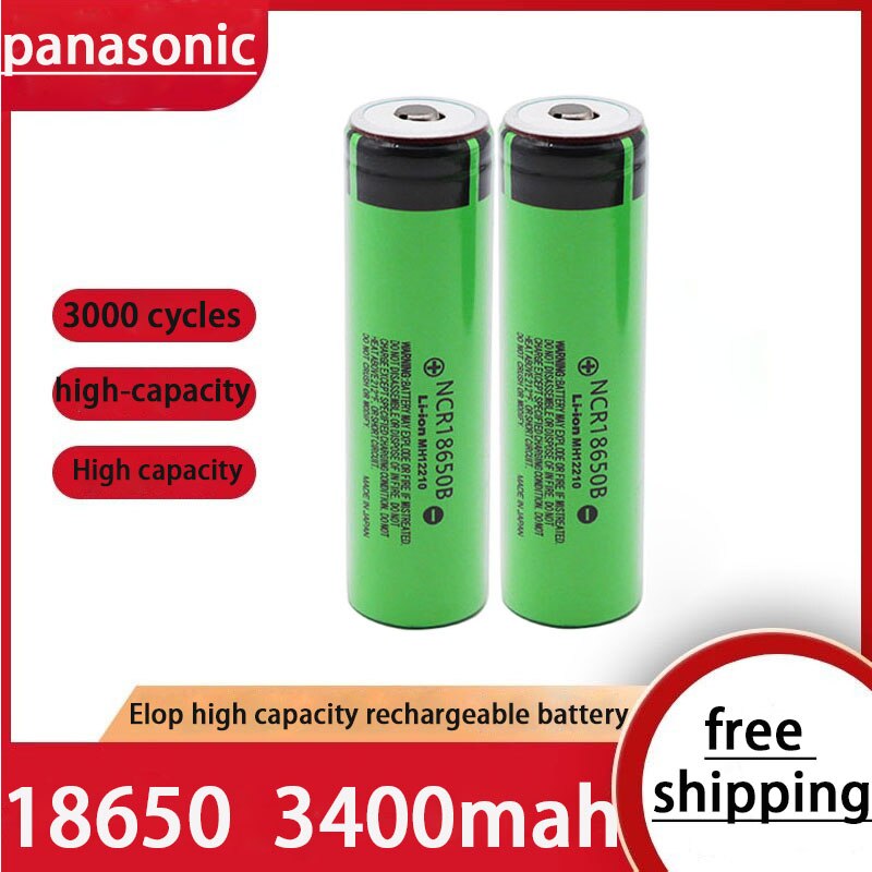 100% nowa oryginalna bateria litowa NCR18650B 3.7v 3400mAh 18650 do akumulatorów Panasonic latarka + wskazał