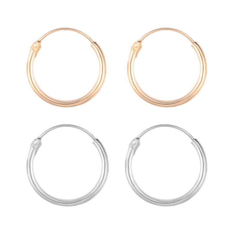 3 Maten Minimalisme Eenvoudige Ronde Cirkel Oorbellen Hoepel Oorbel Kleine Oor Voor Vrouwen Meisjes Mode-sieraden 3 Paren/set