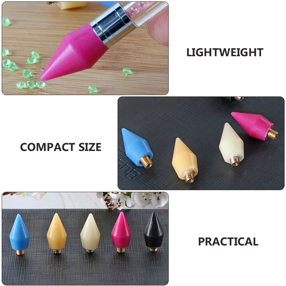 5 sztuk paznokci e-papieros długopis wosk głowy metalowe dżetów zbieracz głowice odpinany długopis woskowy głowy