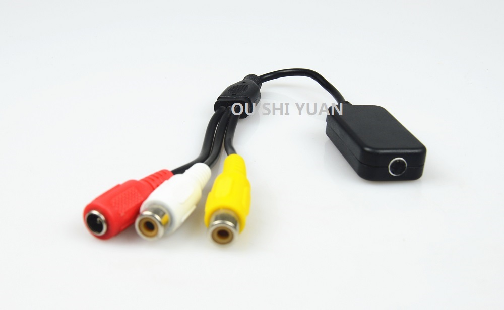 Dual Channel RCA Mic Microphone Sound Monitor CCTV Sound Pick-up