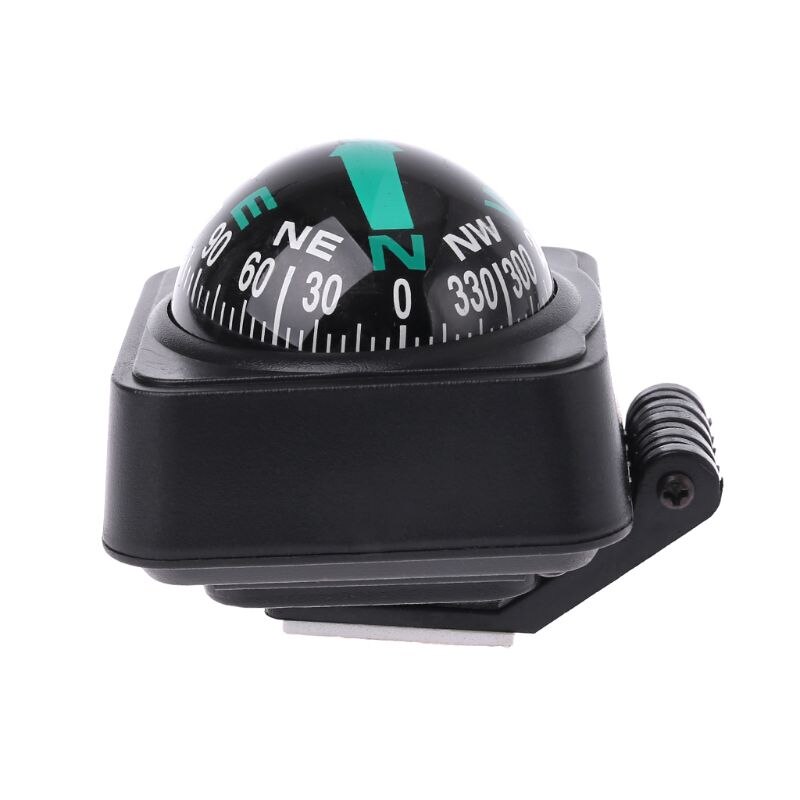 Brújula para coche, bola ajustable, navegación para vehículo,