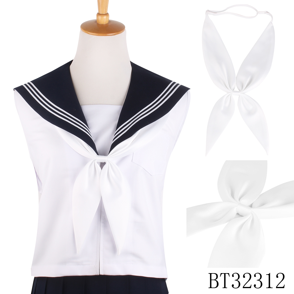 Dames vlinderdas Klassieke shirts Vlinderdas voor dames Zakelijk Strik Student Effen strikjes JK Vlinder Meisjespakken Strikjes: Zilver