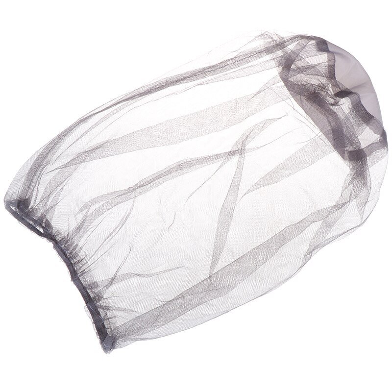 Tissu 45*45cm Midge moustique insecte chapeau Bug maille tête Net protecteur de visage