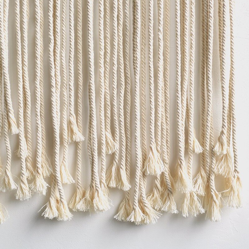Arazzo Da Parete Fatto Un Mano Paralume Macrame Boho Decor Nappa Sfondo Testiera Appeso 87932784
