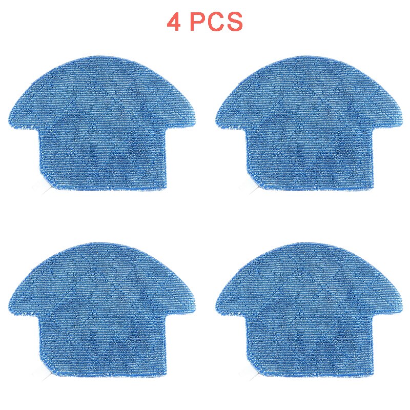 Piezas de aspiradora Robot ILIFE V7S V7 V7s pro ilife v7s plus, filtro de polvo primario, cepillo lateral principal, fregonas HEPA eficientes: Transparente