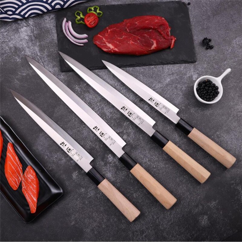 Japanse Sushi Mes Sashimi Sushi Mes 10 Inch Vleesmes Koken Mes Towsun Snijden Sushi Vis Fileren Snijden