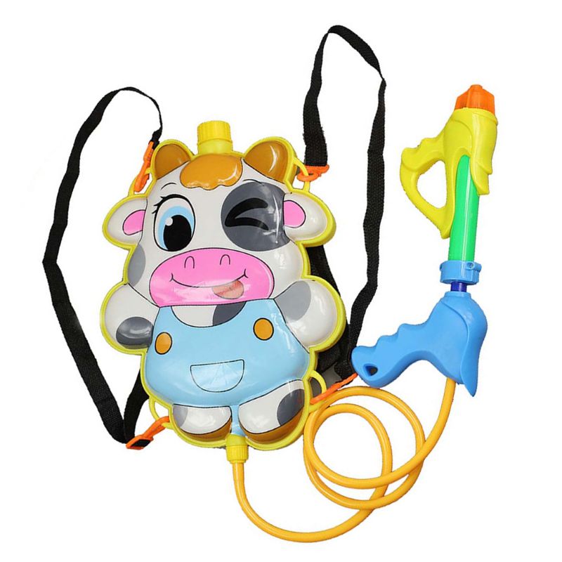 Summer Children Cartoon Backpack Squirt Water Toys Beach Swimming Pool Water Toy Boys Interactive Outdoor Game