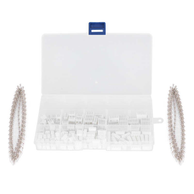 Pin Housing Connector Kit Cable Adapter Socket Terminal Block Male Female White