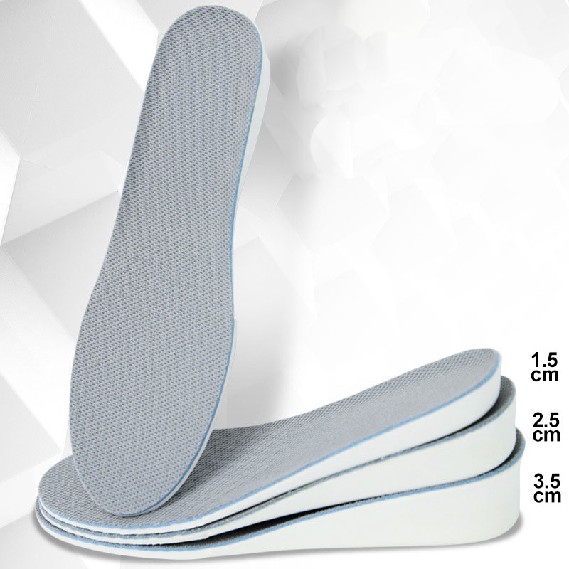 Hoogte Toename Inlegzolen Voor Mannen/Vrouwen 1.5/2.5/3.5 Cm Up Invisiable Arch Ondersteuning Orthopedische Inlegzolen Shock absorptie Eva Materiaal