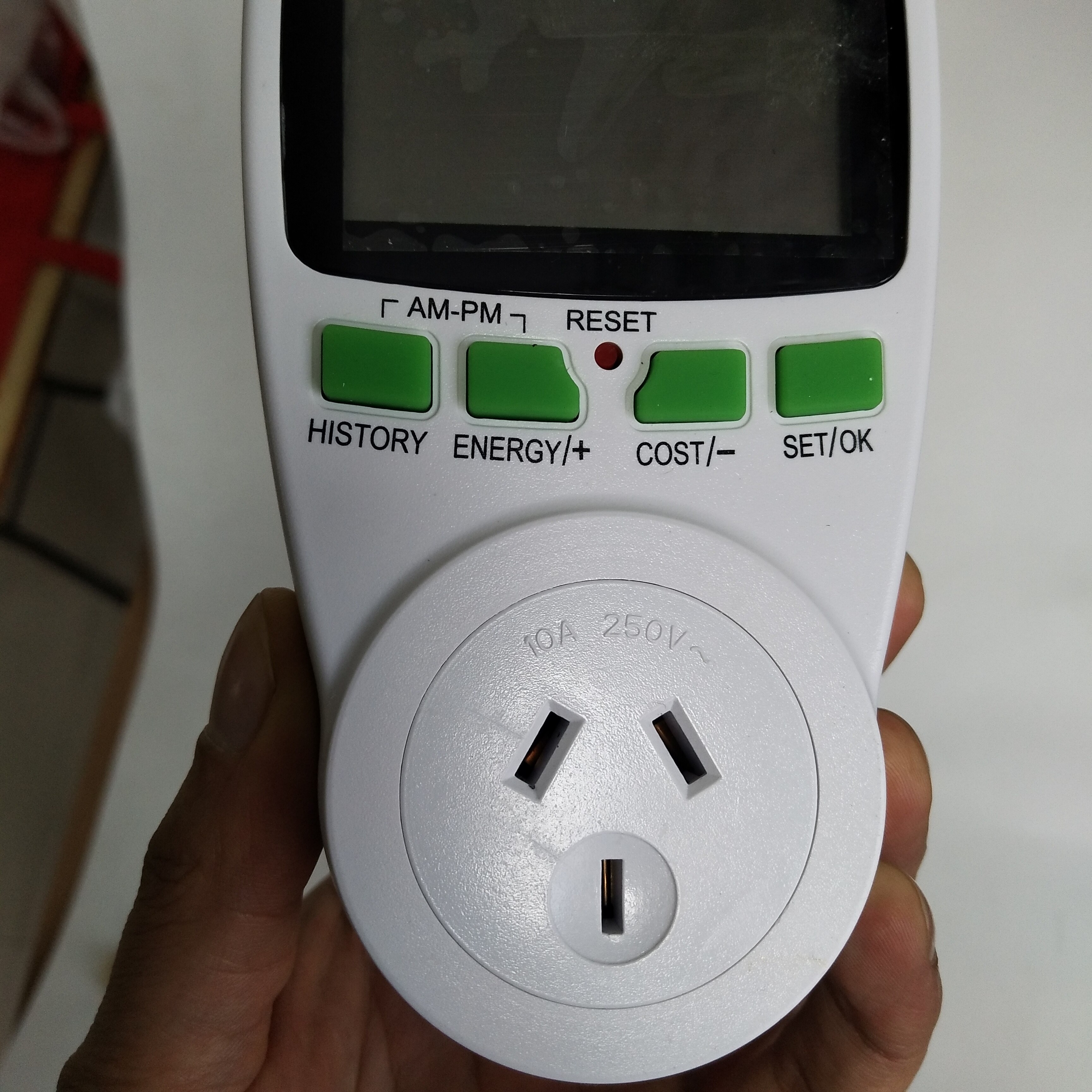 Australian Plug In Digital Voltage Wattmeter Power Analyzer Electronic Power Meter Energy Meter Automatic Kwh Power Switch