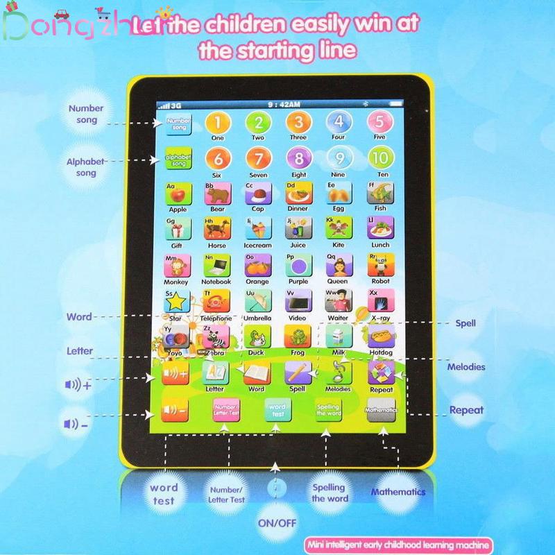 Tablet Pad Computer For Kid Children Learning Tool Computer Educational English Teaching Toy Tablet Mini B7Q8