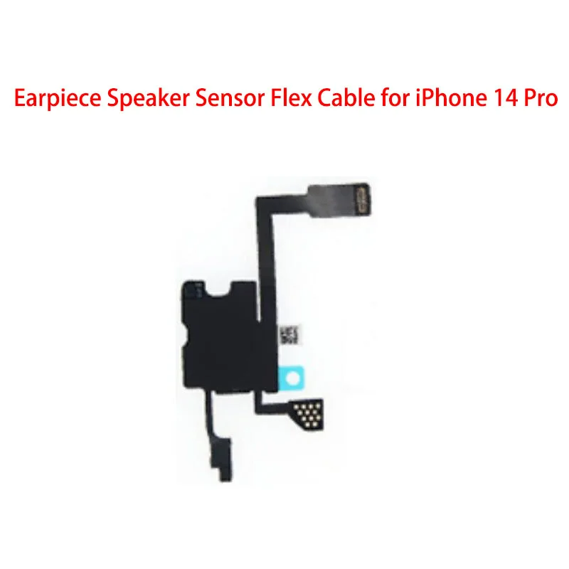 Original Hörer Ohr Lautsprecher Für iPhone 14 Pro Max Plus Sound Empfänger Kopfhörer Front Licht Sensor Flex Kabel: Blau