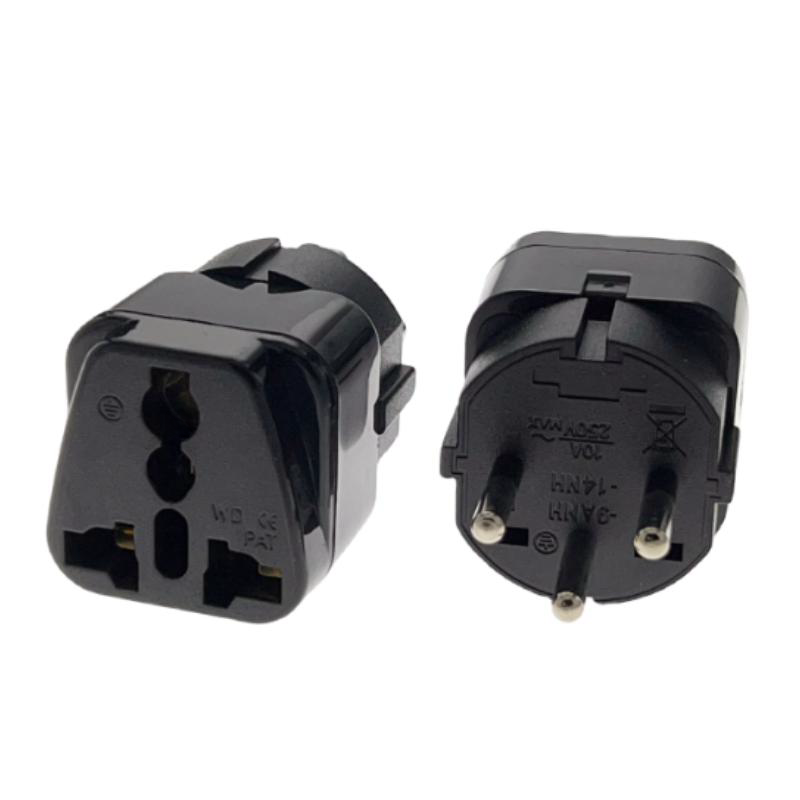 Israel stecker Adapter konverter eu uns uk deutsch franch russland indien nach israelisch Universal- reise Adapter 3Stift stecker netzteil