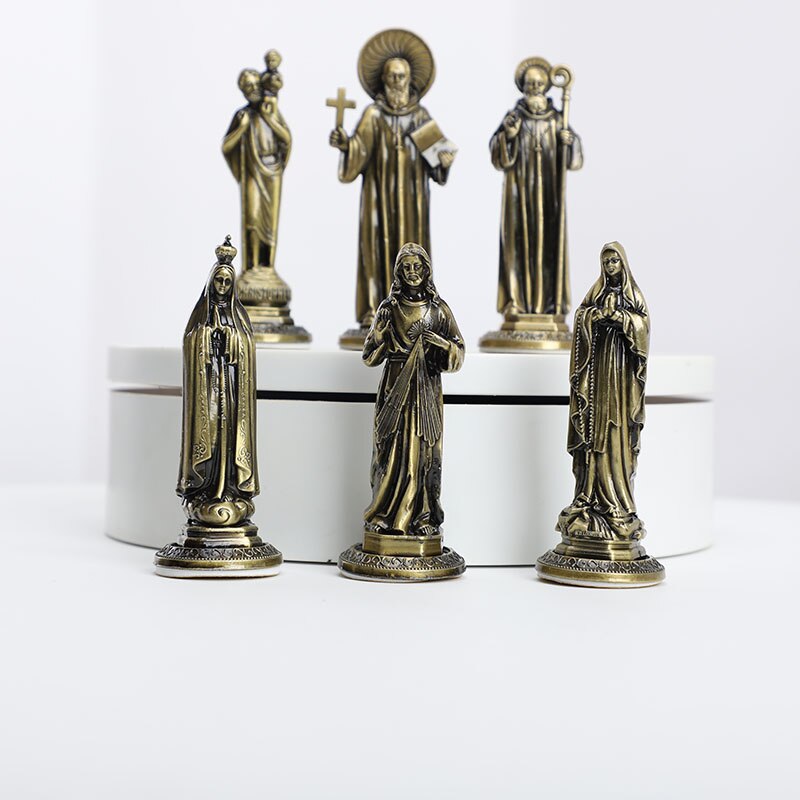 Heymamba Maagd Maria Jezus Standbeeld Christian Decor Heilige Standbeelden Katholieke Kerk St.Anthony Beeldje Home Decor Christmas