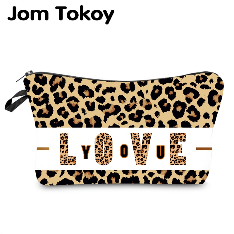 Jom Tokoy Wasserdicht machen-hoch tasche Druck Leopard Kosmetik Tasche Organizer Tasche Frauen Multifunktions Schönheit Tasche hzb971