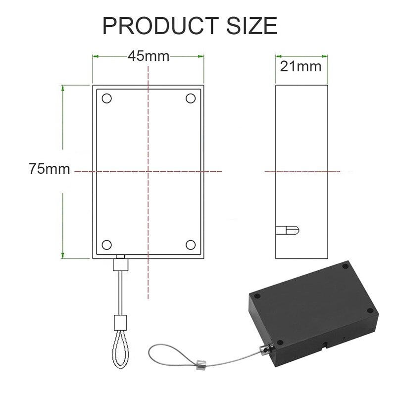 Sel Sluiten Deur Punch-Gratis Automatisch Sensor Deurdranger Met Trekkoord Automatisch Dicht Voor Alle Deuren