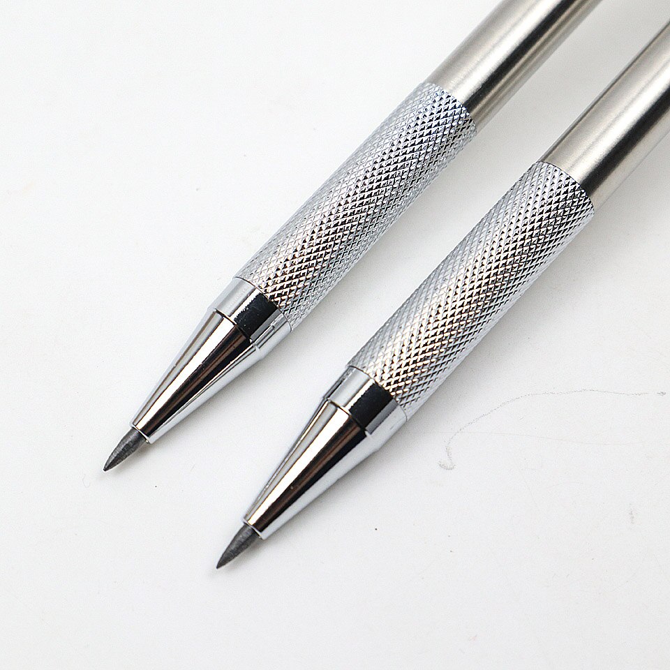 Metal Mechanical Pencil 2.0 Sketch Drawing Automatic Pencil Send 2 Pencil lead 2B For School Office Stationery