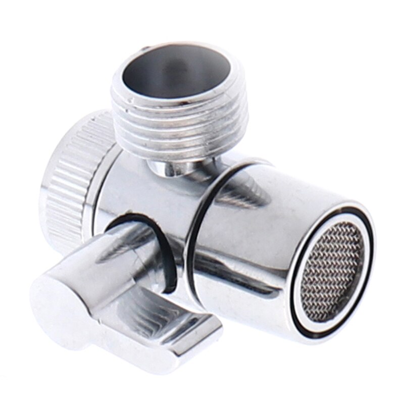 3-way Diverter Valve Faucet Connector Adapter Three Head Function Switch
