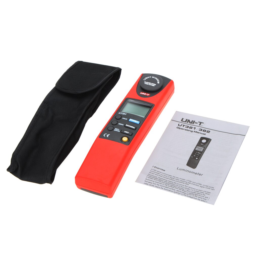 UNI-T UT381 Split Licht Luxmeter Meter 20-20000 Lux Lumen Digitale Illuminometer Luminometer Photometer