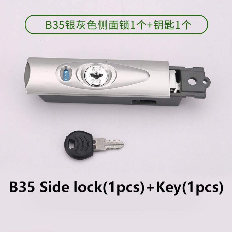 Gepäck lock zubehör B35 schloss trolley reise gepäck reparatur zubehör aluminium rahmen b35 schlüssel passwort lock core: S087-left-C