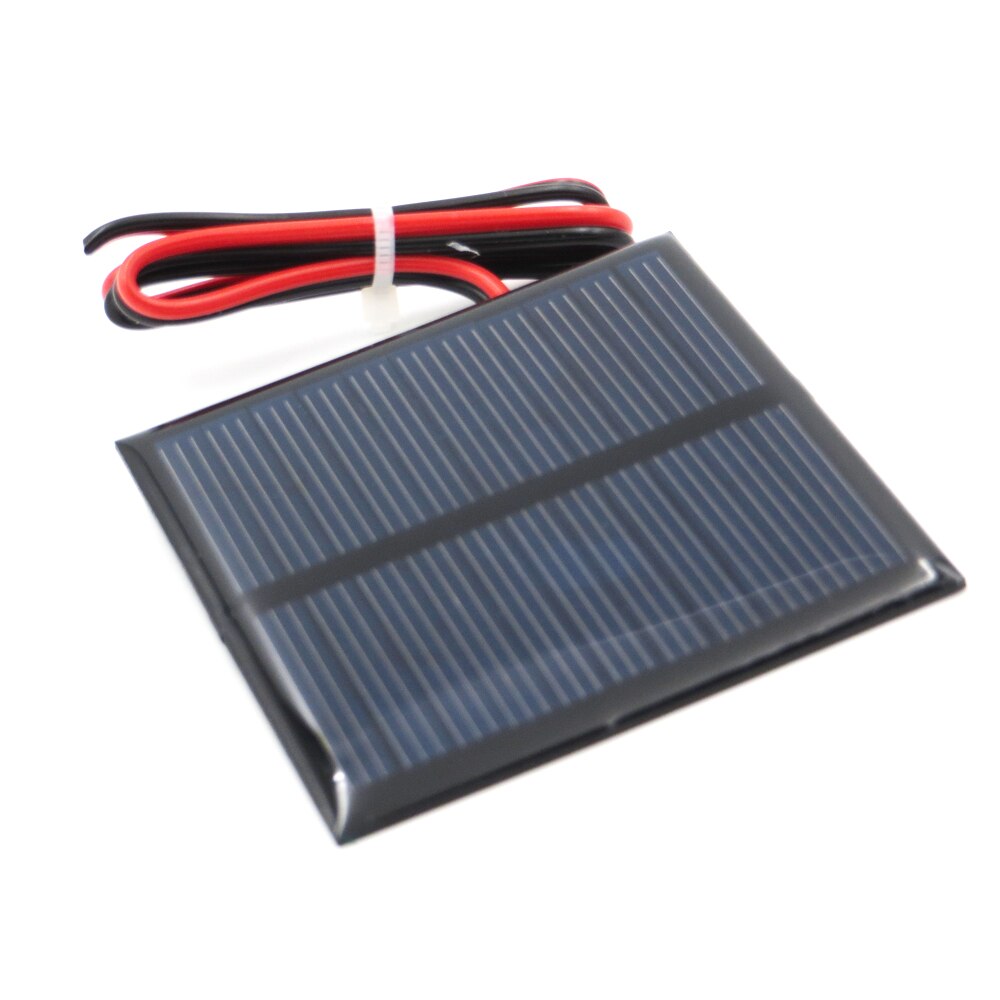 5.5V 80mA with 30cm extend cable Solar Panel Polycrystalline Silicon DIY Battery Charger Module Mini Solar Cell wire toy