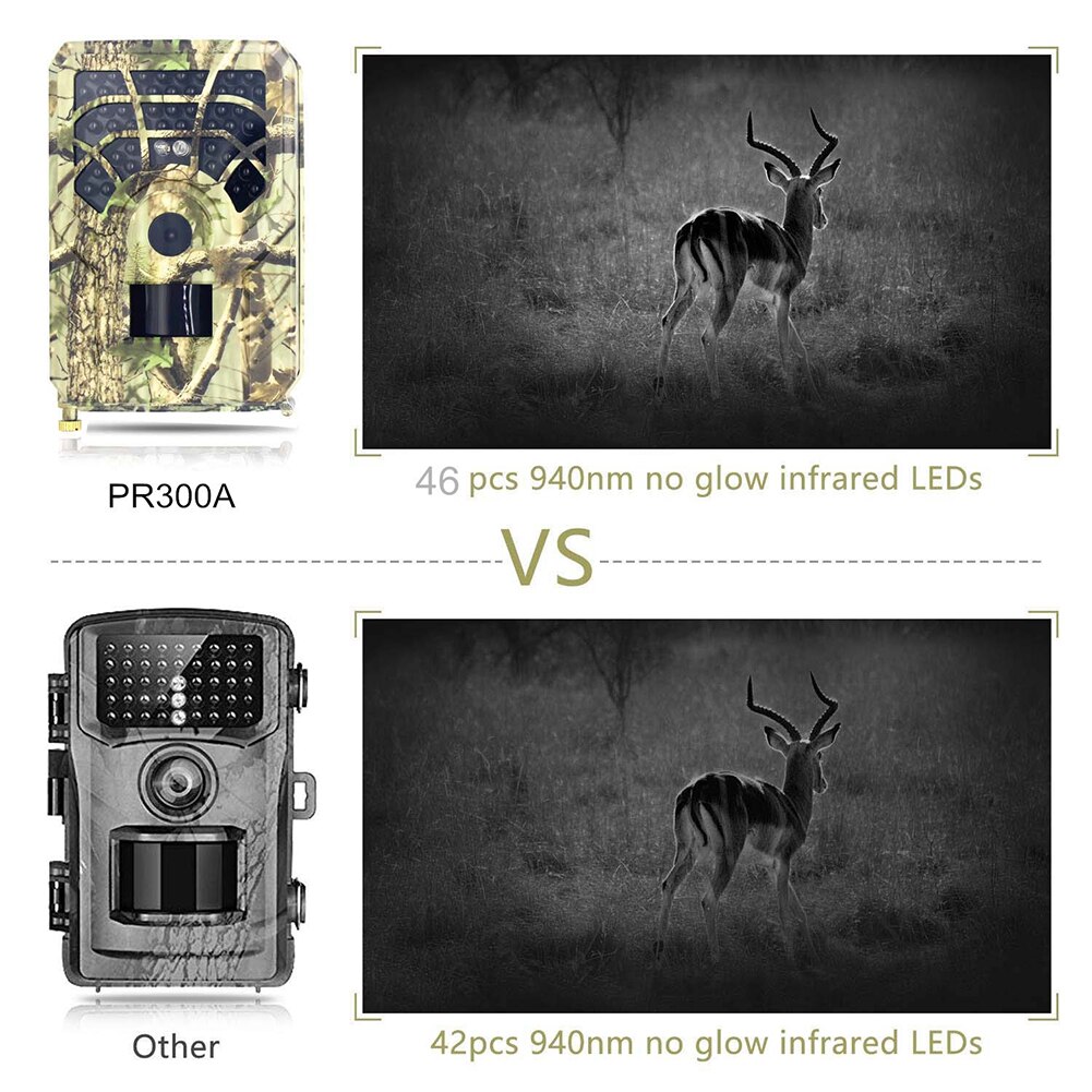 12MP 720P HD Infrared Heat-Sensing Camera Wildlife Animal Tracking Detector