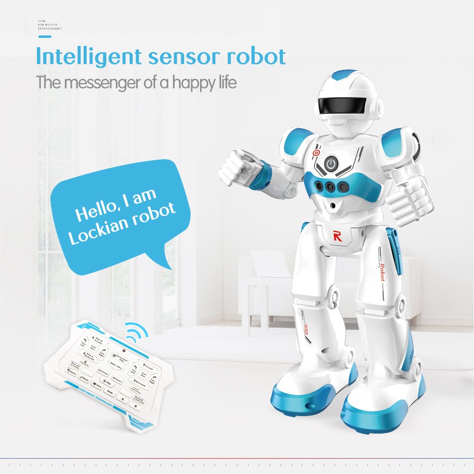 Remote Control Robot USB Charging Multifunctional Gesture Sensing Robot Can Sing and Dance Children&#39;s Toys Children