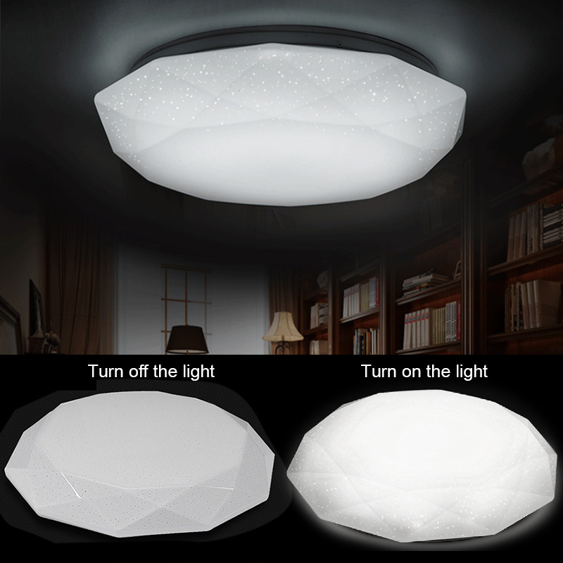 Newly LED Ceiling Lamp Fixture Diamond Shaped Light for Hallway Living Room Kitchen Bedroom XSD88
