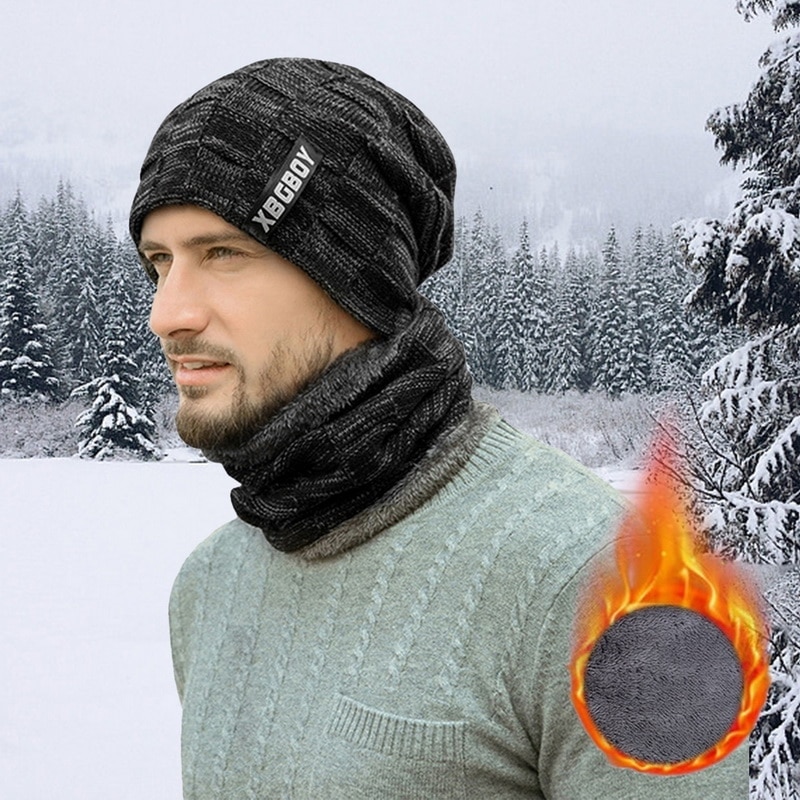 Brand Skullies Beanies Men's Winter Hats For Men Scarf Knitted Hat Cap Winter Beanie Hat Beany Male Homme X Gorro Bonnet Caps: A2