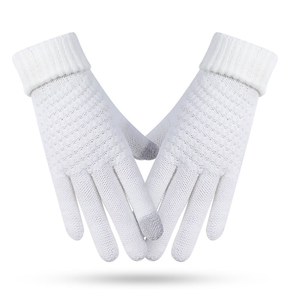 Gants D'hiver Pour Femme Avec Doigts Tactiles - Doublure