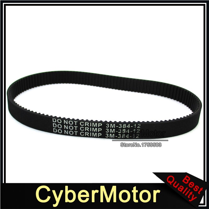 3M-384-12 Transfer Drive Belt For Electric E-Bike Scooter Pulse Charger City Skull