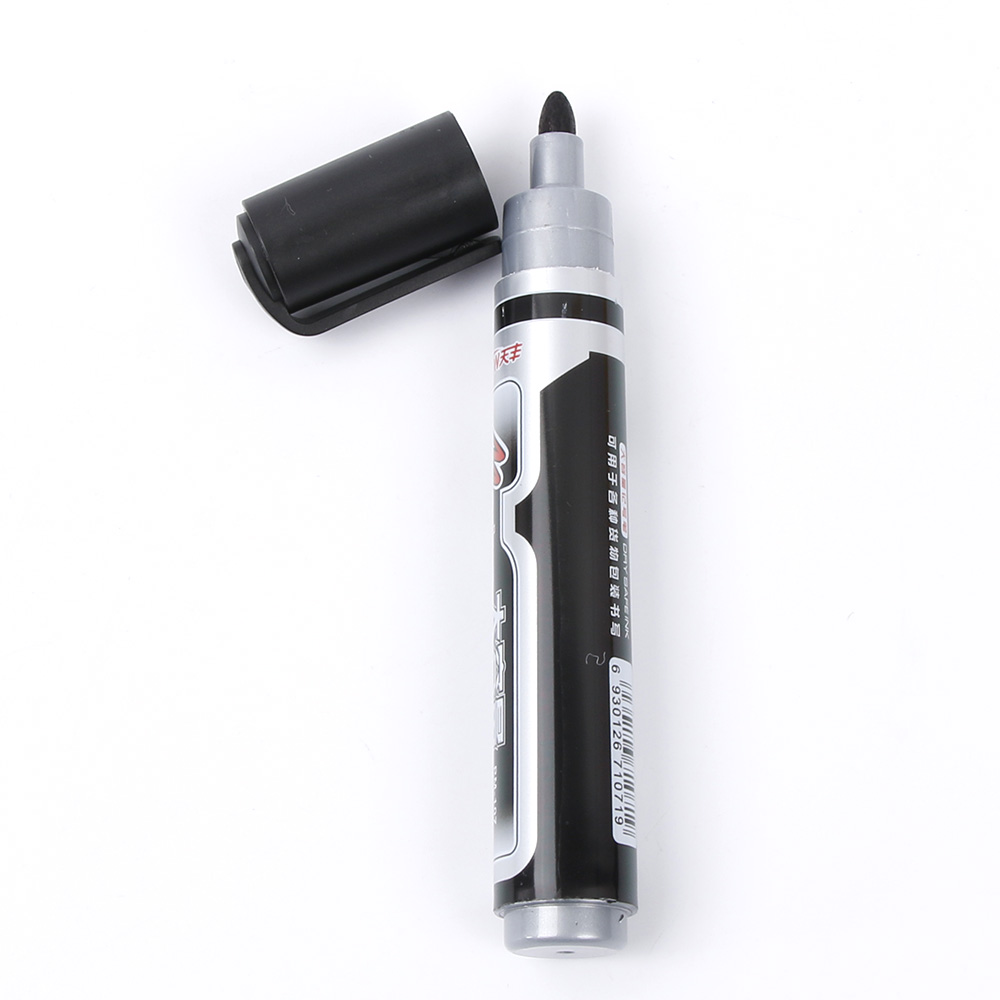 1 pc Large Black Red Blue Plastic Oily Waterproof Permanent Marker Pen Office School Supplies DIY drawing Marker pen