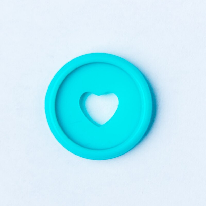 100pcs Heart Notebook Mushroom Hole Button Notepad Plastic Loose leaf Coil 360 Degree Foldable Disc Buckle Office Supplies: 9