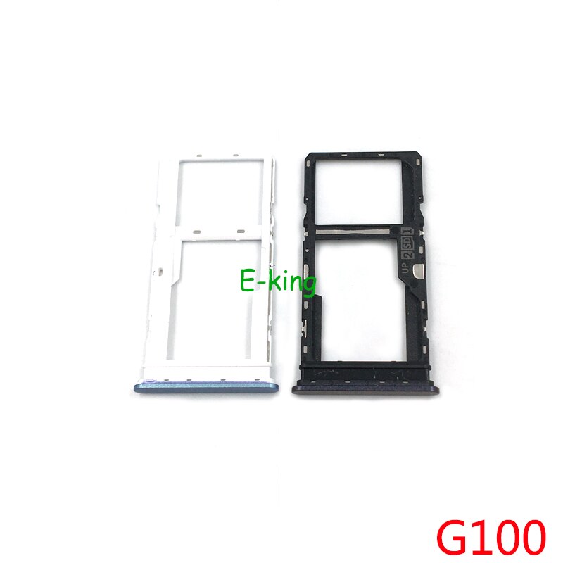 10PCS For Motorola Moto G10 G20 G30 G100 Sim Card Slot Tray Holder Sim Card Reader Socket