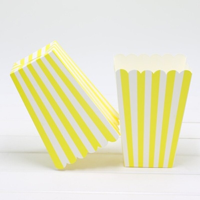 Paper box Snack Boxes Disposable Chicken DIY Popcorn Food Favour Party Supplies Candy 6pcs French Fries